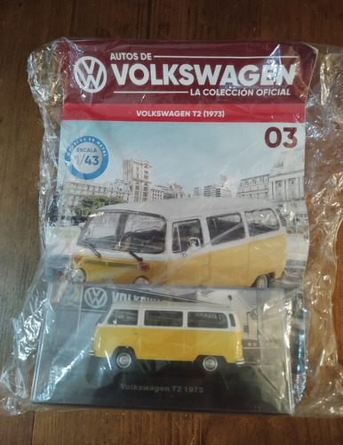 Autos Volkswagen Combi T2 1973 Escala 1:43