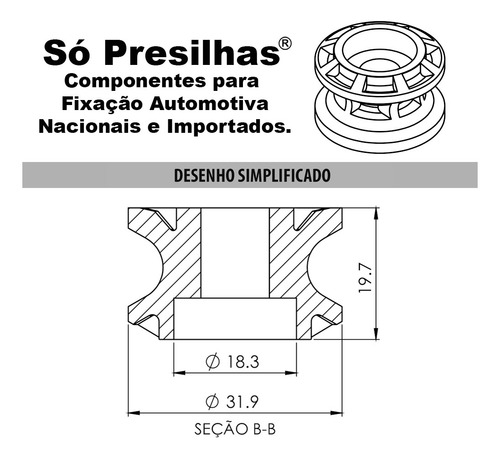 Deslize Calço Carretel Trava Reparo Banco Strada 98 99 2000