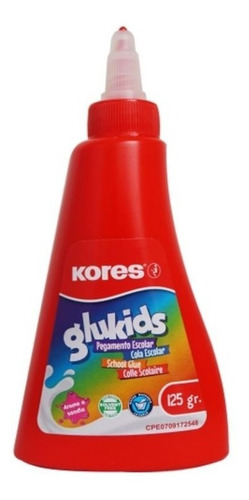 Pegamento Liquido Blanco Glukids 125grs - Kores 756251 /vc