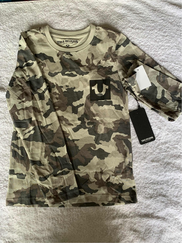 Franela True Religión Camuflada Para Niño