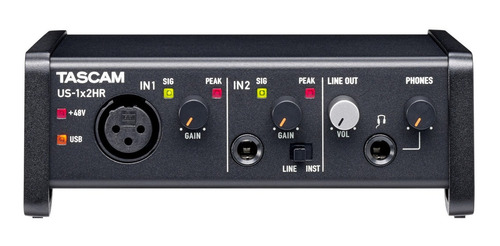 Tascam Us-1x2hr Placa De Sonido 1 Entrada 2 Salida Interface