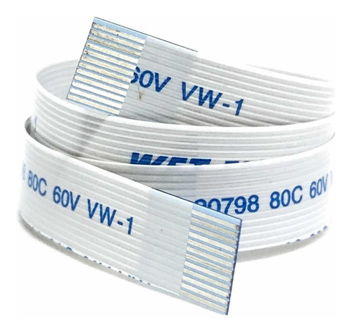 Imagen 1 de 4 de Cable Flex Membrana Plano Cinta Flexible 12 Pines 15 Cm 80c