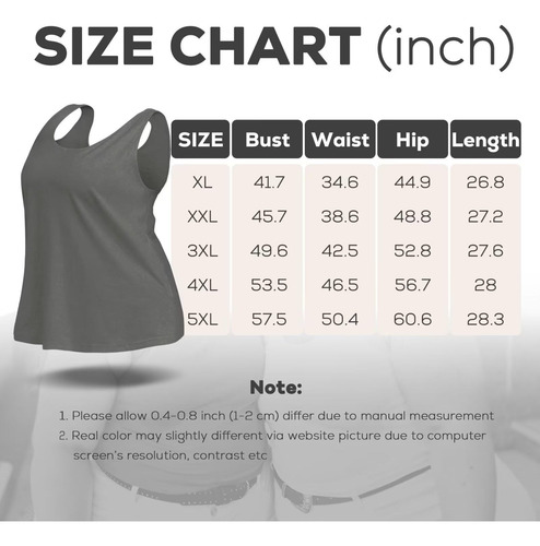 Playera Sin Mangas De Algodón Para Mujer, Talla Grande,