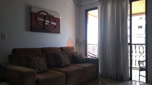 Imagem 2 de 15 de Apartamento Com 3 Dormitórios À Venda, 92 M² Por R$ 800.000,00 - Tatuapé - São Paulo/sp - Av6077