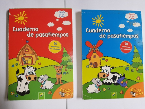 Cuaderno De Pasatiempo. 2 Ejemplares. (ltc)