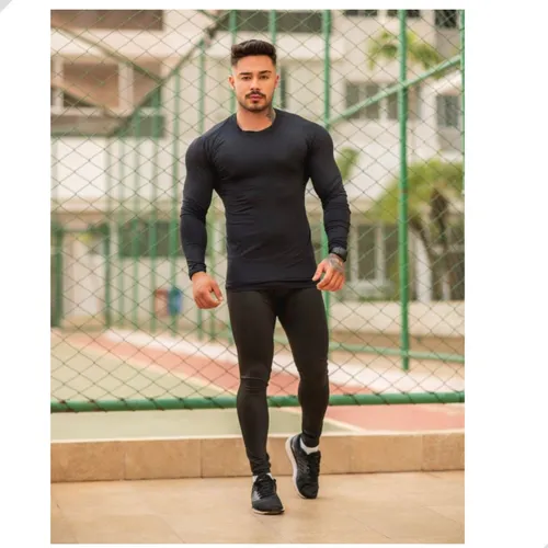 Cal a Leg Legging Masculina Compress o T rmica Academia F Frete