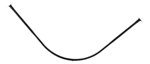 Cortina De Ducha Curva Varilla Expandible De Hardware