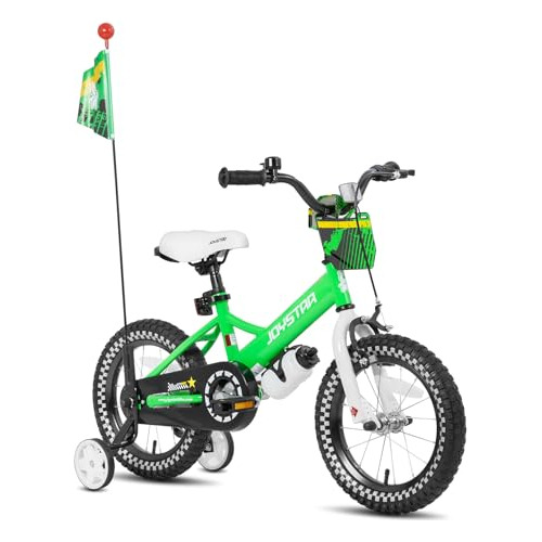 Bicicleta Infantil Con Ruedas De Entrenamiento Y Accesorios