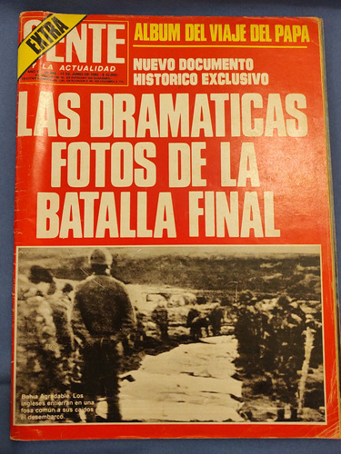Revista Gente Malvinas Nro 882 (fotos De La Batalla Final) 