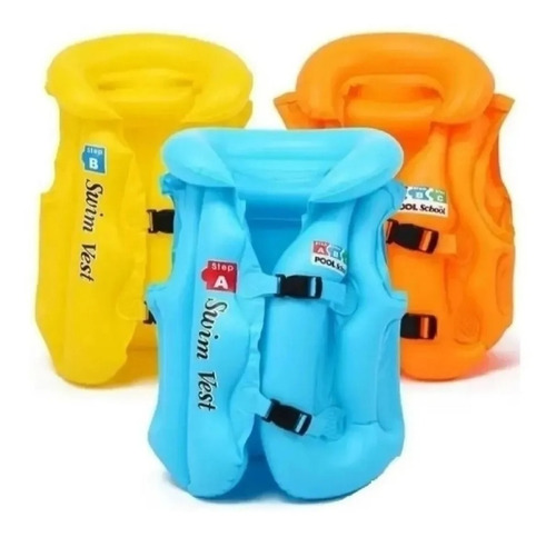 Chaleco Flotador Infantil Talla M - Seguridad En El Agua - E