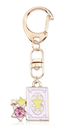 Hermoso Llavero Petit Sakura Card Captor Star Pink Kawaii