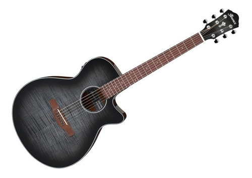Guitarra Electroacústica Ibanez Aeg70 Tch Tapa Flameada