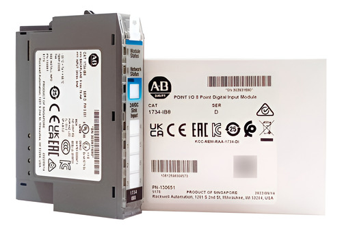 Grabador E Programador Allen Bradley Controllogix Modulo Digital Automação 1734ib8