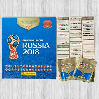 Álbum Pasta Dura Rusia 2018 + 10 Láminas Sin Repetir Panini