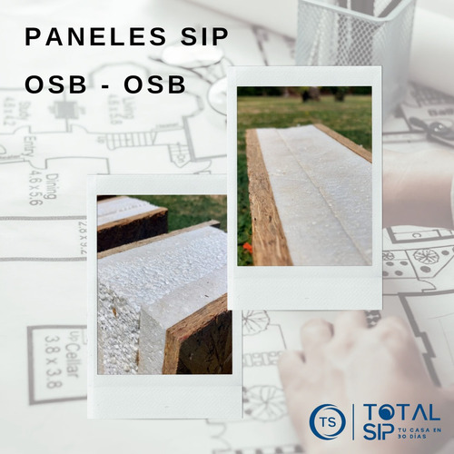 Imagen 7 de 8 de Panel Sip 98mm. 1,22 X 2,44mts. Osb 11,1mm Certificado