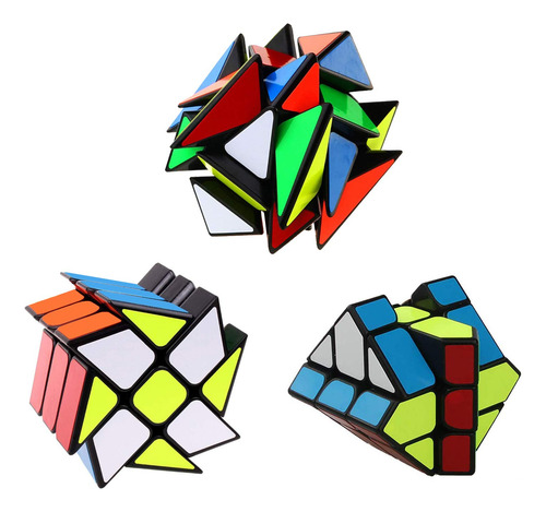 Juego De Cubos De Velocidad 3 Unidades 3x3 Y Windmill Color De La Estructura