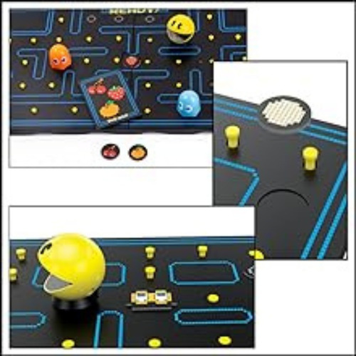Juego De Mesa Pac-man Con Peón Electrónico Y Laberinto