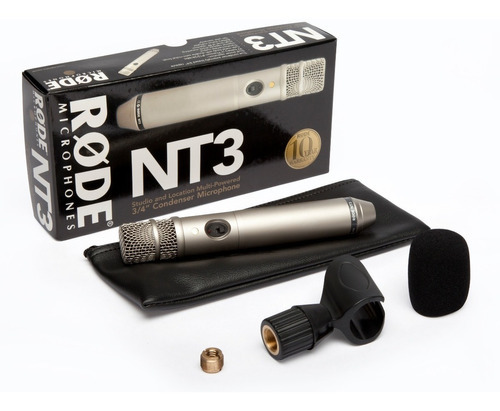 Microfono Para Estudio Rode Nt3 - Condenser