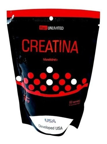 Creatina Monohidratada 300grs Red Unlimited