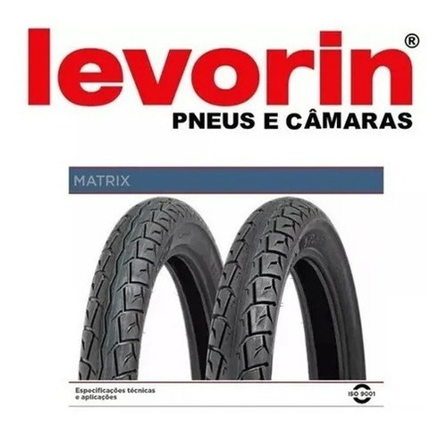 Par Pneu Matrix Ybr125 90/90-18|80/100-18 Levorin Sem Camara