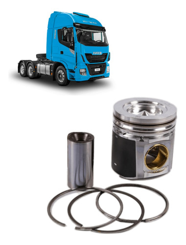 Pistão Com Anéis Std Original Iveco Stralis Euro 5 500090822