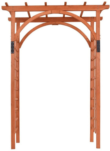 Gymax -  Arco De Madera Jardin Exterior,decoracion Jardin