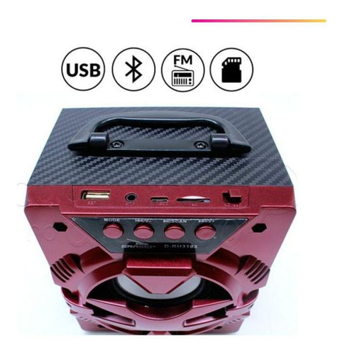 Caixa Caixinha Som Portátil Usb Bluetooth P2 Fm Mp3 Oferta