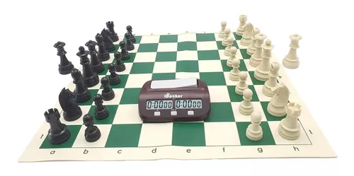 Um relógio inspirado em jogo de xadrez