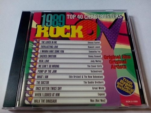 Rock On - 1989 Easton Fox Technotronic Cd Usa Ed 1996 