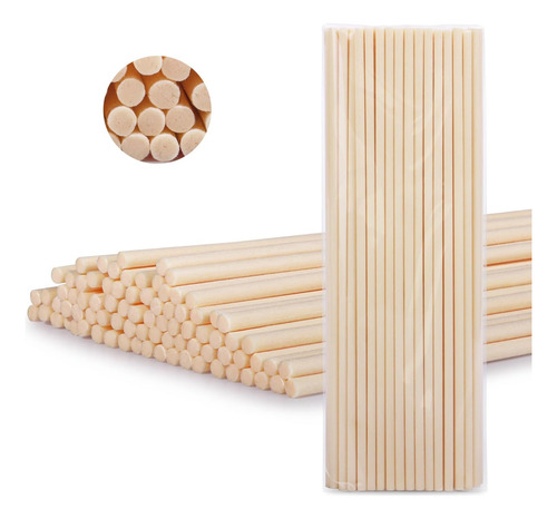 L'odeur Vill 100pcs Reed Diffuser Sticks, 4mm * 10 Inch(25c