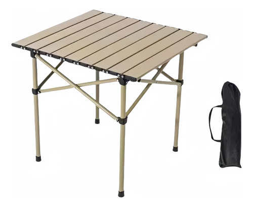 Mesa De Camping Ultraligera Portátil De 52* 52* 52 Cm