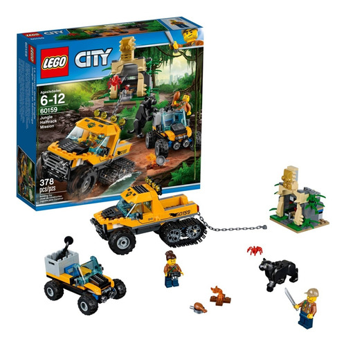 Lego City Jungle Halftrack 60159 Kit De Construcción 378 Pcs