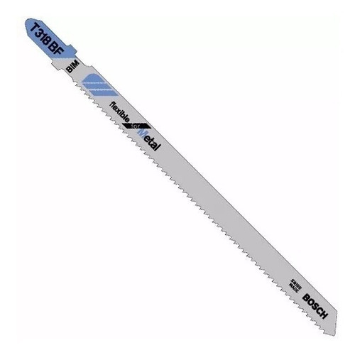 Imagen 3 de 6 de Hoja De Sierra Caladora Para Metal Perfil Bosch T318bf X3pz