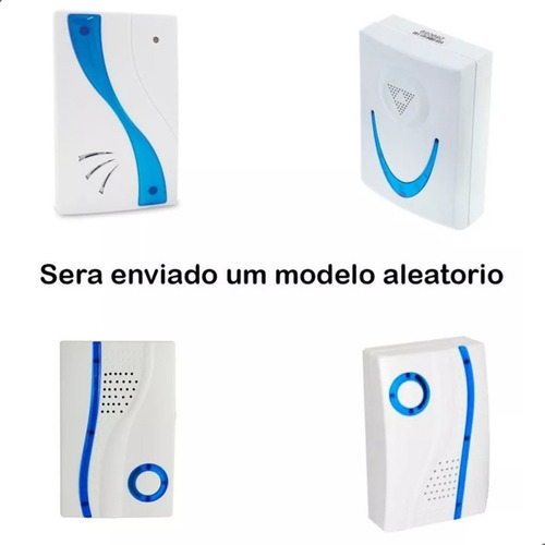 Campainha Residencial De Tomada Wireless Sem Fio 32 Toques