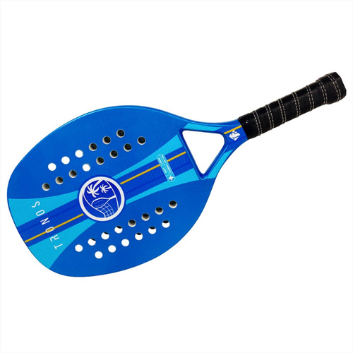 Raquete De Beach Tennis Tronos Su-tn-fca - Azul - Com Capa