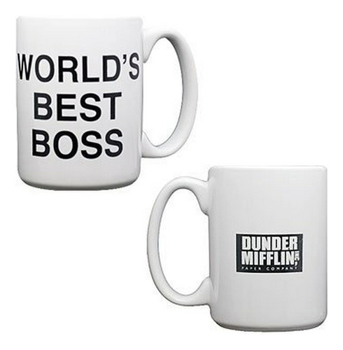 La Taza De Café Del Mejor Jefe Del Mundo De Office Dunder Mi