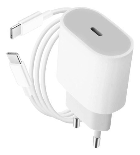 Cargador Genérico 25w Compatible iPhone 15 Usbc Supercarga.