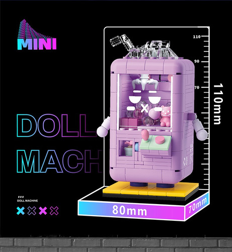 Bloques De Construcción Machine Doll Juego Para Niños