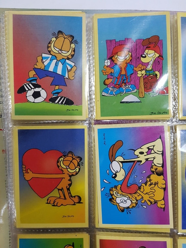 Imagen 7 de 8 de Antiguo Álbum Figuritas Garfield + 115 Figuritas Mag 58598