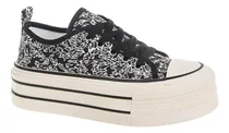 Comprar Tenis Casuales De Mujer Plataforma Para Dama Moda Fashion Calidad Tenis Urbano Tallas 2 A 7 Mx Denali Tela Comodos Y Frescos Vibe Calzado