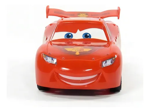 Vehiculo Cars Rayo Mcqueen A Control Remoto De Volante 9629 Color Rojo