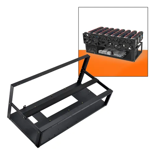 6/8 Gpu Minería Rig Marco Rack Gpu Tarjeta Caso Miner Bitcoi