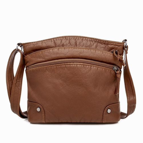 Bolso/bandolera/cartera De Cuero Ecológico De Mujer Multiuso