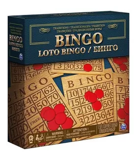 Lotería Familiar Juego De Mesa Bingo Básico Spin Master Game