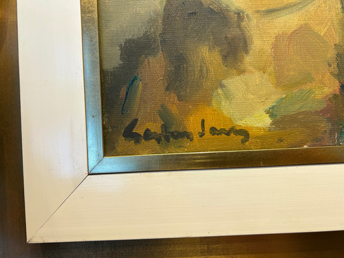 Cuadro Óleo Gastón Jarry...precioso! 30x40cm El Oleo (Usado)