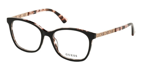 Óculos Armação Guess Gu2743 005 Preto Brilho Feminino