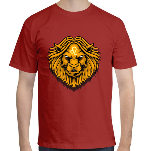 Playera Signo Zodiacal Leon Amarillo - Unisex - Leo