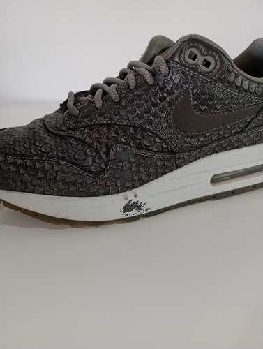 Zapatillas Nike Air Max Talle 40 Snake Texture Gris Plomo (Usado)
