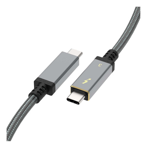 Cable Thunderbolt 3 Usb C Certificado / 100w 5a 40gbps /0.8m