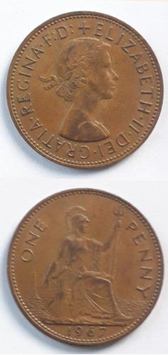 Hermosa Moneda De Inglaterra Año 1967